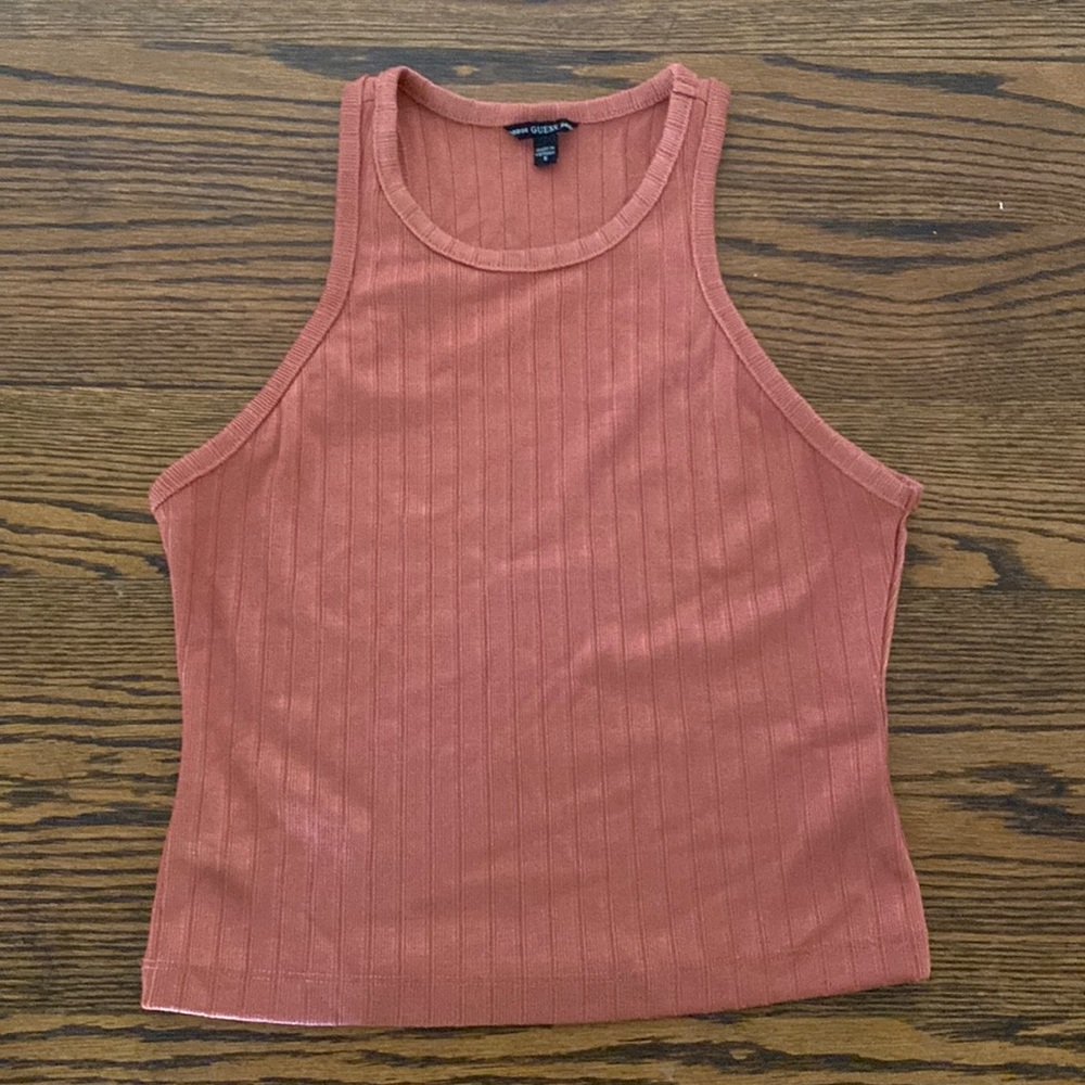 Guess high neck tank top